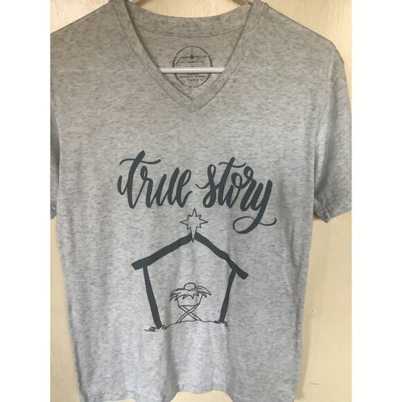 Jane Marie Christmas T Shirt Size Small "True Story" - Picture 1 of 3